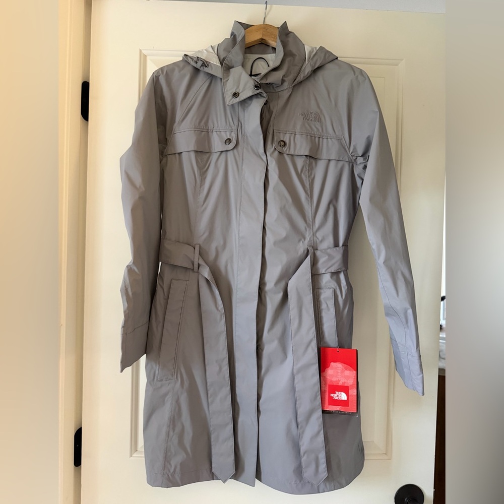 Women’s The North Face Grace Hooded Trench Jacket-NEW WITH TAGS